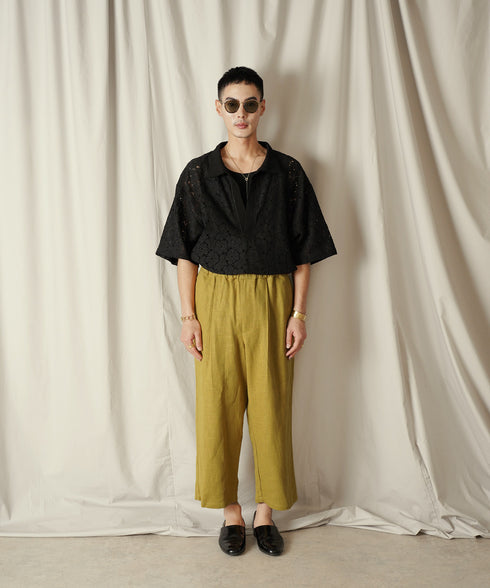 H178 / 着用サイズ: M*マスタード トップス:218014