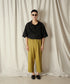 H178 / 着用サイズ: M*マスタード トップス:218014