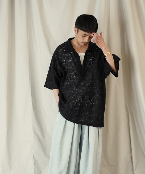 コードラッセルレース スキッパーポロシャツ