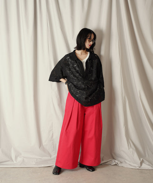 コードラッセルレース スキッパーポロシャツ