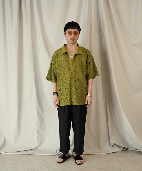 コードラッセルレース スキッパーポロシャツ