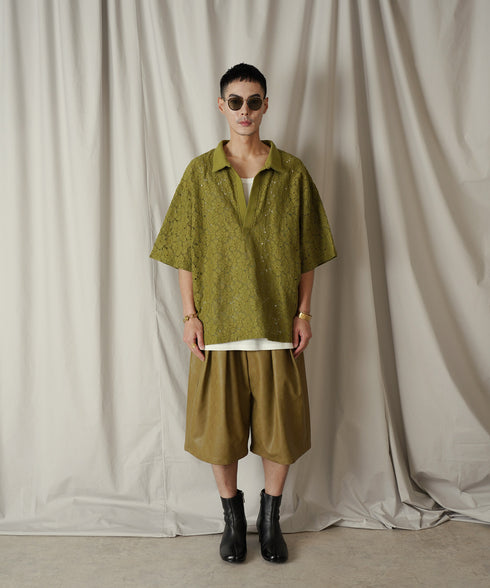 コードラッセルレース スキッパーポロシャツ