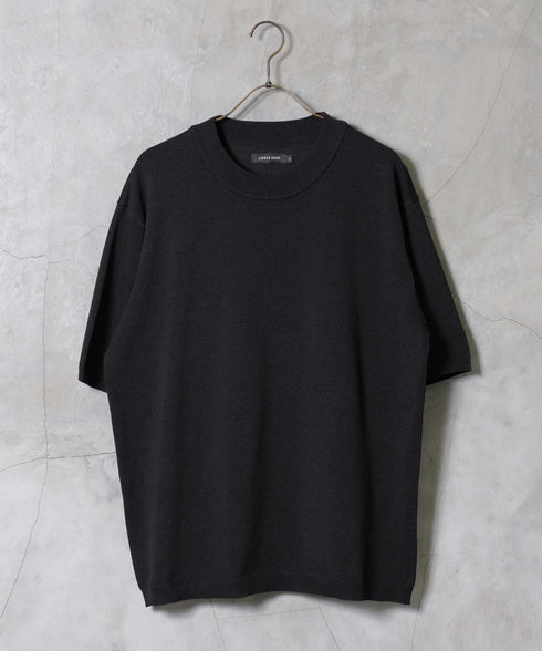 タンブラー対応タフニットクルーネック半袖セーター