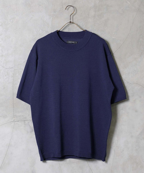 タンブラー対応タフニットクルーネック半袖セーター