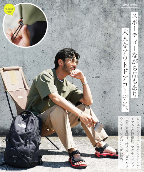 キャンプテックミニ裏毛半袖Tシャツ