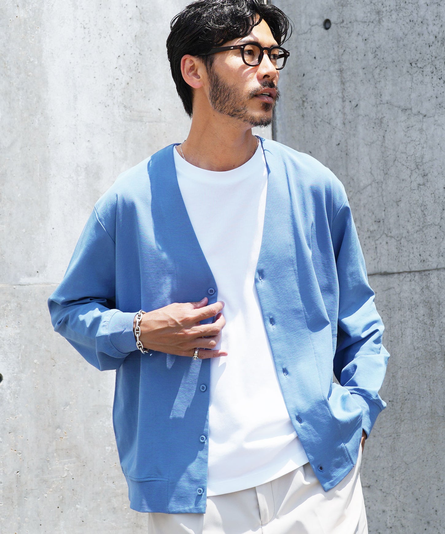 ブルー MODEL : GO 180cm 66kg Lsize