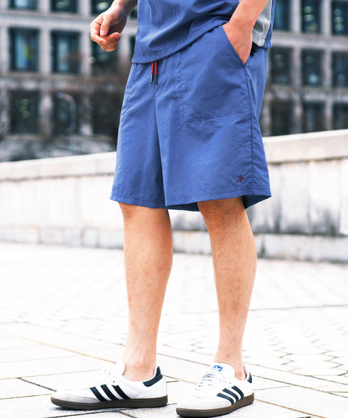 水陸両用ナイロンベイカーショートパンツ