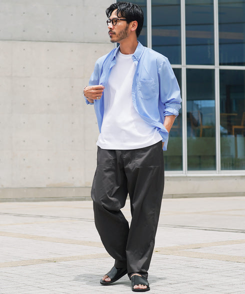 チャコールグレー MODEL : GO 180cm 66kg Lsize