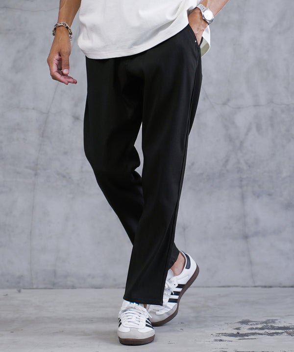 【接触冷感】【吸汗速乾】カルゼストレッチアンクルパンツ