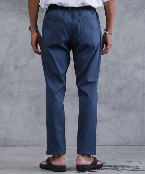 【接触冷感】【吸汗速乾】カルゼストレッチアンクルパンツ