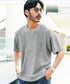 Bライトグレー(Vネック) MODEL : GO 180cm 66kg Lsize