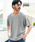 Bライトグレー(Vネック) MODEL : GO 180cm 66kg Lsize
