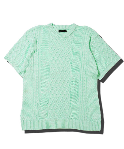 Aペールグリーン(クルーネック)