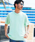 Aペールグリーン(クルーネック) MODEL : GO 180cm 66kg Lsize