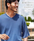 ロールVネック半袖サマーニットTシャツ