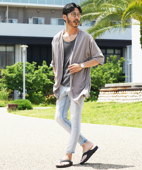 グレージュ MODEL : GO 180cm 66kg Lsize