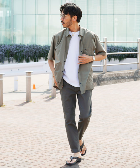 aチャコールグレー MODEL : GO 180cm 66kg Lsize