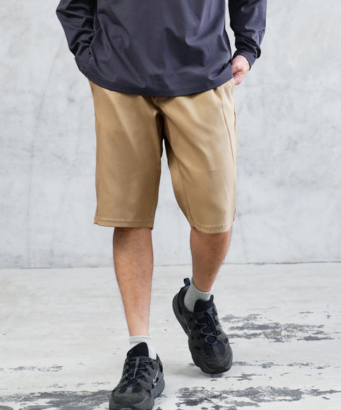 接触冷感カルゼストレッチショートパンツ
