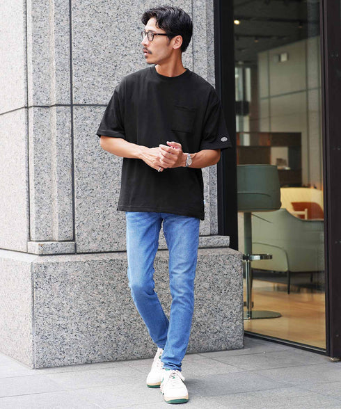 【DISCUS】COOLMAXポケット付きTシャツ