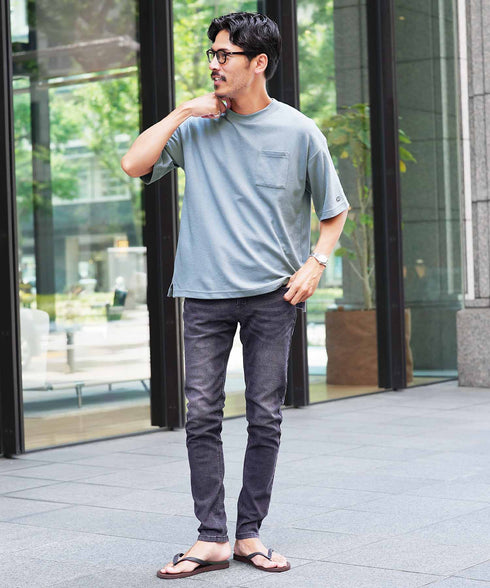 【DISCUS】COOLMAXポケット付きTシャツ