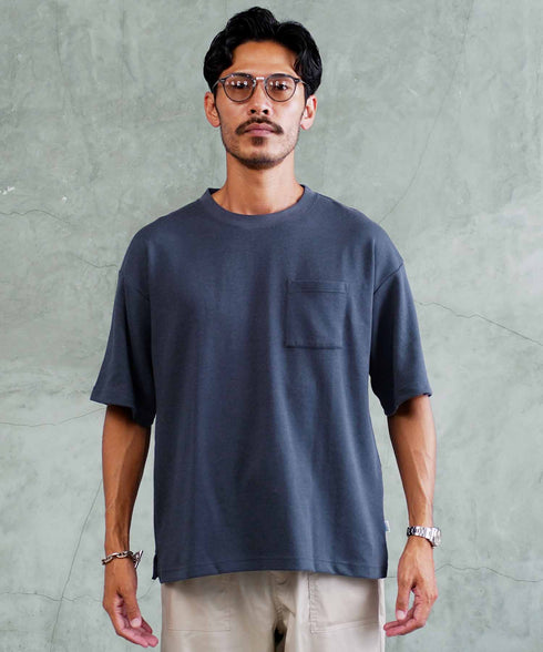 【DISCUS】COOLMAXポケット付きTシャツ