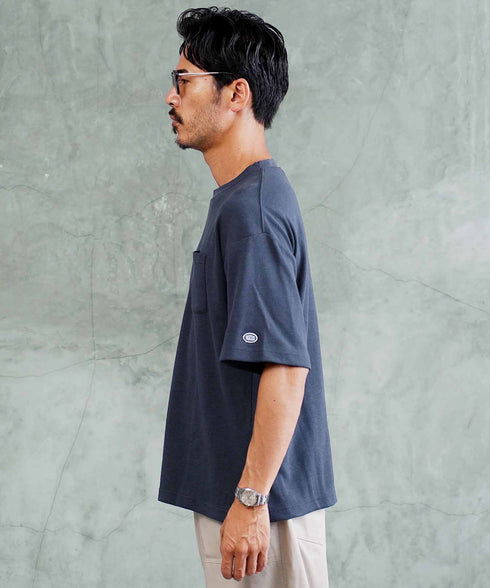 【DISCUS】COOLMAXポケット付きTシャツ