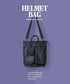 2WAY ヘルメットバッグ トート ショルダー ポーチ付き 多機能ポケット