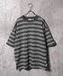 【DISCUS】COOLMAX レトロボーダーTシャツ │ メンズ Tシャツ 半袖 ボーダー レトロ クールマックス 吸水速乾 涼しい 快適 スポーティ カジュアル きれいめ 夏 夏服 デイリー ユニセックス