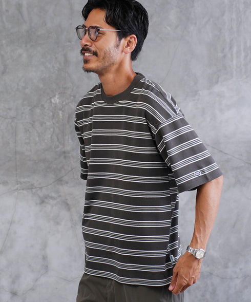 【DISCUS】COOLMAXレトロボーダーTシャツ