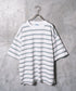 【DISCUS】COOLMAX レトロボーダーTシャツ │ メンズ Tシャツ 半袖 ボーダー レトロ クールマックス 吸水速乾 涼しい 快適 スポーティ カジュアル きれいめ 夏 夏服 デイリー ユニセックス