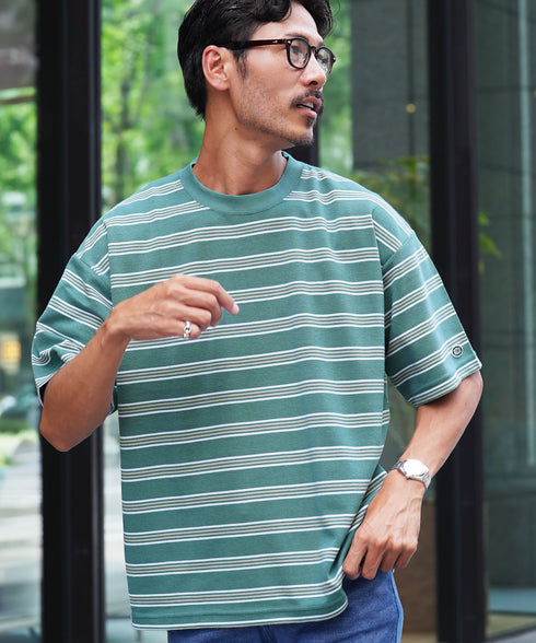 【DISCUS】COOLMAXレトロボーダーTシャツ