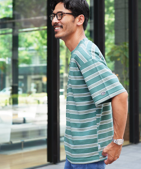 【DISCUS】COOLMAXレトロボーダーTシャツ