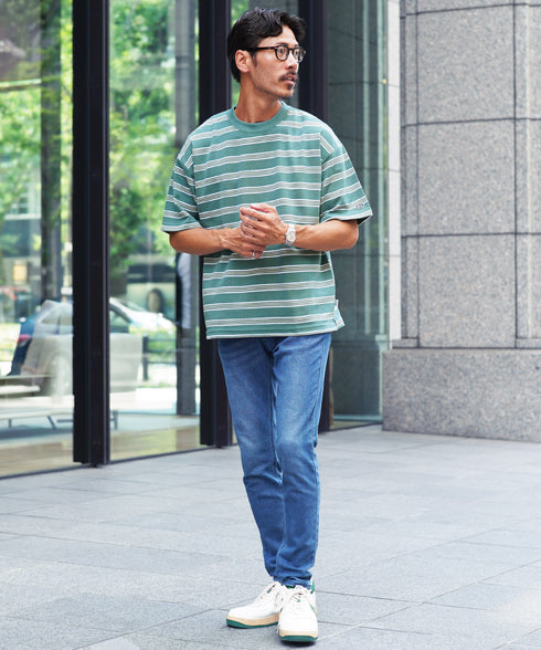 【DISCUS】COOLMAXレトロボーダーTシャツ