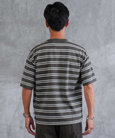 【DISCUS】COOLMAXレトロボーダーTシャツ