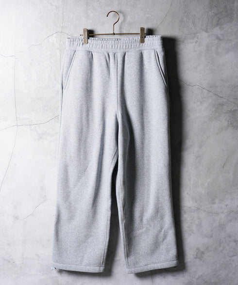 ヘビーウェイトワイドフィットスウェットパンツ│裏起毛 あったか 暖かい ワイドパンツ メンズ 太め シルエット 流行り ルームウェアにも