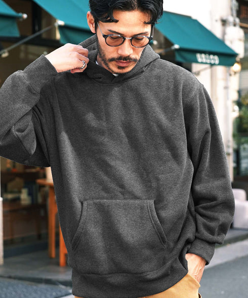 裏起毛ヘビーウェイトワイドフィットパーカー | 裏起毛 スウェットパーカー フーディ フード パーカ スウェット トレーナー プルオーバー