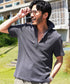 チャコールグレー MODEL : GO 180cm 66kg Lsize