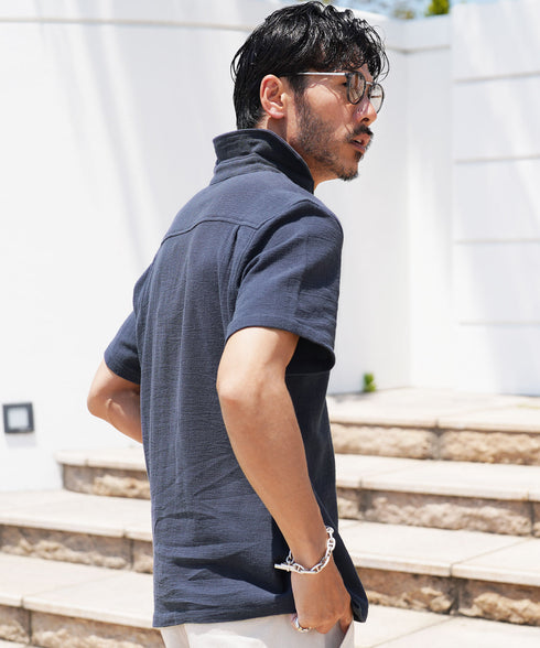 ネイビー MODEL : GO 180cm 66kg Lsize