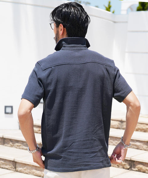 ネイビー MODEL : GO 180cm 66kg Lsize