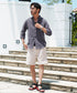 Aチャコールグレー MODEL : GO 180cm 66kg Lsize