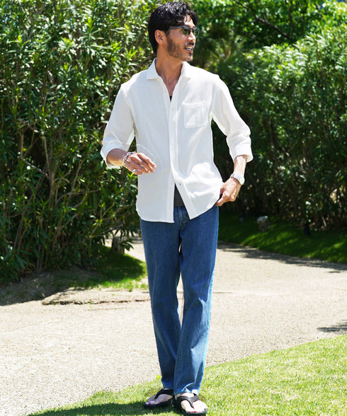 Aホワイト MODEL : GO 180cm 66kg Lsize