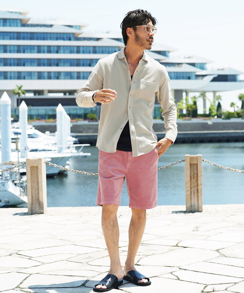 Bベージュ MODEL : GO 180cm 66kg Lsize