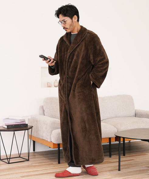 着る毛布 モコボアルームコート│コート アウター 毛布 ルームウエア ロングカーディガン ボア メンズ ブランド おしゃれ あったか 男女兼用 レディース カップル ペア ルームウエア