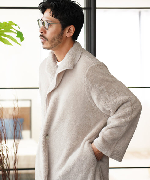 着る毛布 モコボアルームコート│コート アウター 毛布 ルームウエア ロングカーディガン ボア メンズ ブランド おしゃれ あったか 男女兼用 レディース カップル ペア ルームウエア