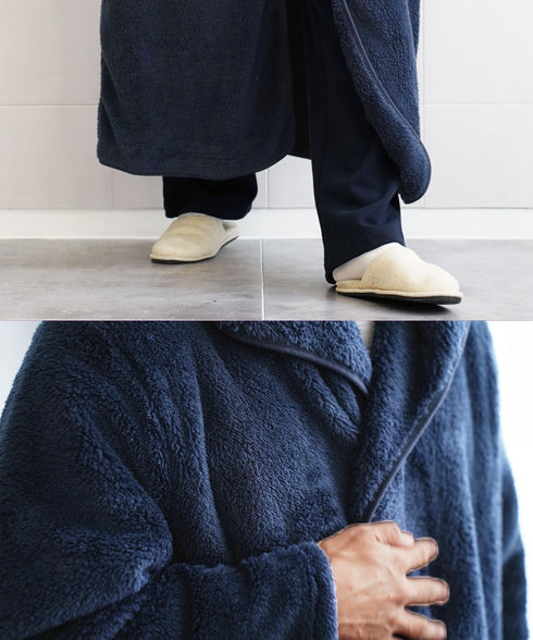 着る毛布 モコボアルームコート│コート アウター 毛布 ルームウエア ロングカーディガン ボア メンズ ブランド おしゃれ あったか 男女兼用 レディース カップル ペア ルームウエア