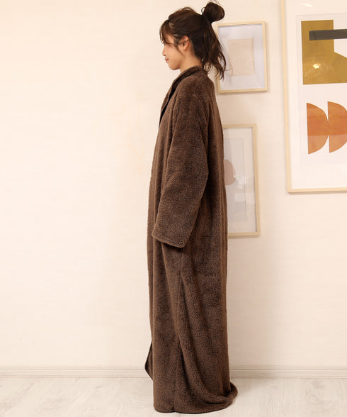 着る毛布 モコボアルームコート│コート アウター 毛布 ルームウエア ロングカーディガン ボア メンズ ブランド おしゃれ あったか 男女兼用 レディース カップル ペア ルームウエア