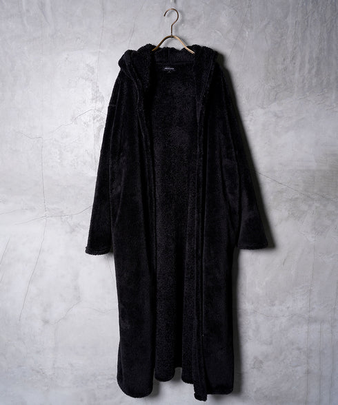 着る毛布モコボアフードコート | コート アウター 毛布 ルームウエア ロングカーディガン ボア メンズ ブランド おしゃれ あったか 男女兼用 レディース カップル ペア ルームウエア