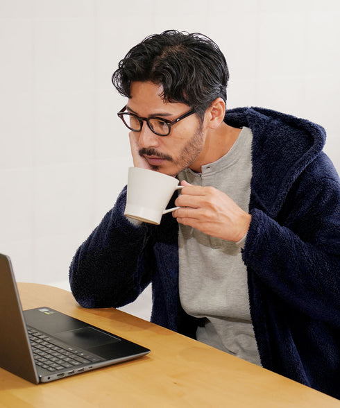 着る毛布モコボアフードコート | コート アウター 毛布 ルームウエア ロングカーディガン ボア メンズ ブランド おしゃれ あったか 男女兼用 レディース カップル ペア ルームウエア