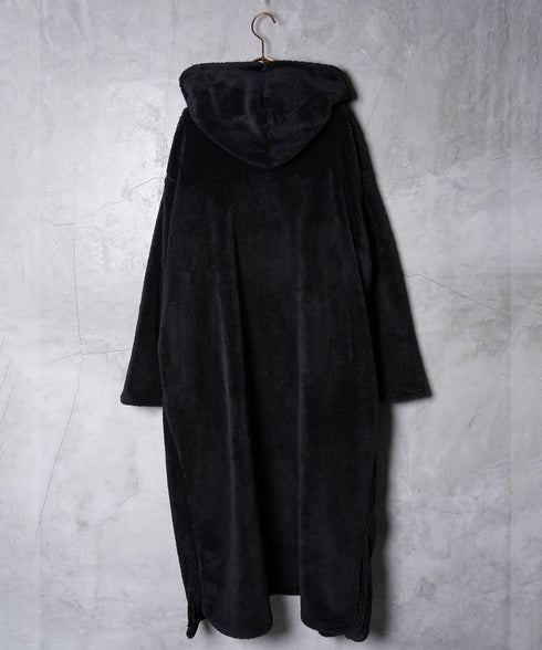 着る毛布モコボアフードコート | コート アウター 毛布 ルームウエア ロングカーディガン ボア メンズ ブランド おしゃれ あったか 男女兼用 レディース カップル ペア ルームウエア