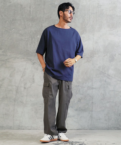 ネイビー MODEL : GO 180cm 66kg Lsize